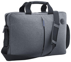 Hp Value Toplpad Case 15.6 inç Kumaş Su Geçirmez El-Omuz Laptop Çantası Gri-Siyah