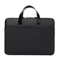 Cicilin 15.6 inç Kumaş Su Geçirmez El-Omuz Laptop Çantası Siyah