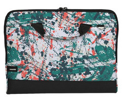 Moserini Taban Korumalı 15.6 inç Kumaş El-Omuz Laptop Çantası Yeşil