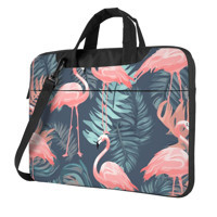 VducK Flamingo 15.6 inç Oxford Kumaş Su Geçirmez El-Omuz Laptop Çantası Siyah