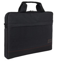 Mack Unicity MCC-401 14.1 inç Kumaş Su Geçirmez El-Omuz Laptop Çantası Siyah