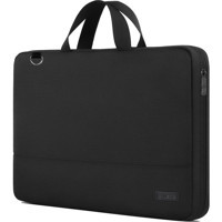 D'Vers 16.9 inç Kumaş Su Geçirmez El-Omuz Laptop Çantası Siyah