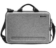 Tomtoc FancyCase A25C2G2 13 inç Kumaş Su Geçirmez El-Omuz Laptop Çantası Gri