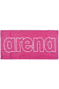 Arena Gym Smart Mikrofiber Plaj Havlusu Beyaz Pembe