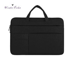 Jms 15.6 inç Polyester Su Geçirmez El-Omuz Laptop Çantası Siyah