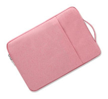 Gubisi 15 inç Kumaş Su Geçirmez Kılıf Laptop Çantası Pembe