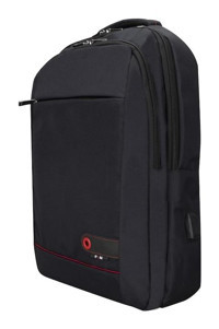 Plm Lucca 15.6 inç Kumaş Sırt Laptop Çantası Siyah