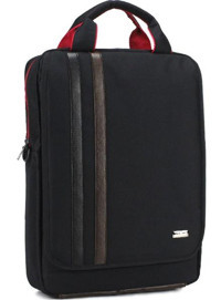 Case Club 15.6 inç Kumaş Sırt Laptop Çantası Kahverengi-Siyah
