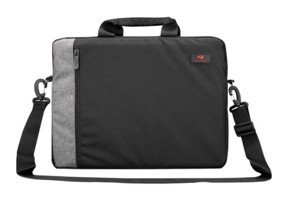 Addison 300120 15.6 inç Deri El-Omuz Laptop Çantası Siyah