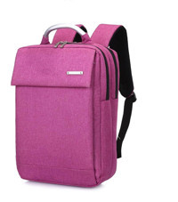 Cicilin 15.6 inç Polyester Su Geçirmez Sırt Laptop Çantası Gri