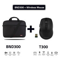 Classone Eko BND300 T300 15.6 inç Kumaş El-Omuz Laptop Çantası Siyah