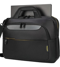 Targus TCG460GL 15.6 inç Polyester Su Geçirmez El-Omuz Laptop Çantası Siyah