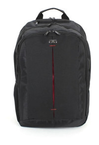 Case Club 17.3 inç Polyester Su Geçirmez Sırt Laptop Çantası Siyah