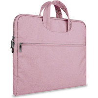Arabulalaca A2779 14 inç Polyester Su Geçirmez Kılıf Laptop Çantası Pembe