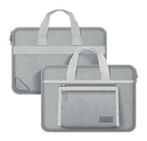 Novstrap Oxford 14 inç Oxford Kumaş Su Geçirmez El-Omuz Laptop Çantası Gri