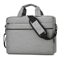 Wealthy 13.3 inç Polyester Su Geçirmez El-Omuz Laptop Çantası Gri