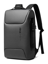 Bange BG7216 15.6 inç Oxford Kumaş Su Geçirmez Sırt Laptop Çantası Gri