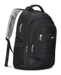 Classone Palermo BP-L200 15.6 inç Kumaş Su Geçirmez Sırt Laptop Çantası Siyah