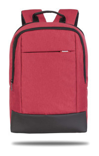 Classone Twin Color BP-TW1502 15.6 inç Kumaş Su Geçirmez Sırt Laptop Çantası Kırmızı