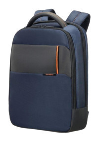 Samsonite Qibyte 14.1 inç Kumaş Su Geçirmez Sırt Laptop Çantası Mavi