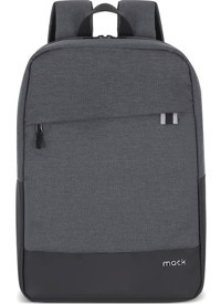 Mack Unicity Eco MCE-1103 15.6 inç Kumaş Su Geçirmez Sırt Laptop Çantası Siyah
