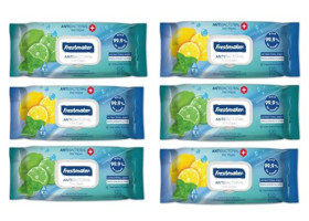 Freshmaker Antibakteriyel Antibakteriyel 120 Yaprak 6'lı Islak Mendil