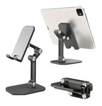 Vos Versa Ayarlanabilir Ayaklı Masaüstü Tablet Standı Siyah