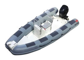 Jeetrib JR-F-425-JC 425 cm Fiber Tabanlı 6 Kişilik Şişme Bot Gri