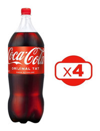 Coca Cola Pet Kola 2.5 lt 4 Adet