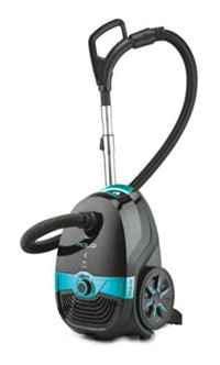 Stilevs Polo 800 W Yatay Turbo Başlıklı Kağıt Toz Torbalı Süpürge Mavi