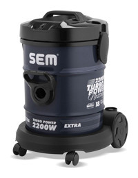 Sem SV110 2200 W Yatay Sentetik Toz Torbalı Süpürge Antrasit