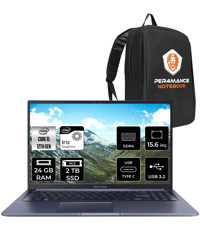 Asus Vivobook 15 X1502ZA EJ1071 Dahili Iris Xe Graphics Eligible Intel Core i5 1235U 24 GB Ram 2 TB SSD 15.6 inç Full HD Freedos Laptop + PER4 Çanta