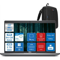Dell Latitude 5440 544014EMEAVPWP08 Dahili Iris Xe Graphics Eligible Intel Core i7 1370P 64 GB Ram 2 TB SSD 14 inç Full HD Windows 11 Pro Laptop + Zetta Çanta