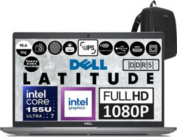 Dell Latitude 5550 N021L555015EMEAF10 Dahili Graphics Intel Core Ultra 7 155U 32 GB Ram 4 TB SSD 15.6 inç Full HD Freedos Laptop