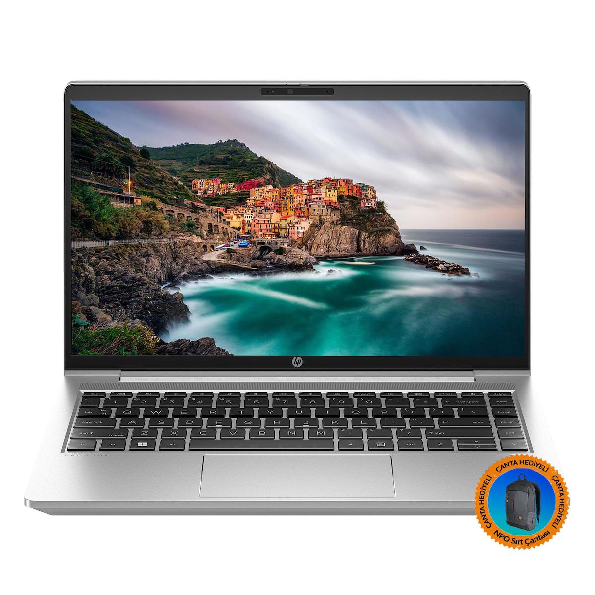 Hp ProBook 440 G10 8A566EA13 Dahili Iris Xe Graphics Eligible Intel Core i5 1355U 64 GB Ram 1 TB SSD 14 inç Full HD Windows 11 Pro Laptop + CNT014 Çanta