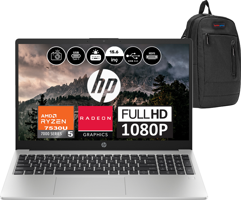 Hp 255 G10 8A547EAF01 Dahili Radeon Graphics AMD Ryzen 5 7530U 8 GB Ram 256 GB SSD 15.6 inç Full HD Freedos Laptop + Çanta