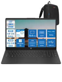 Hp 15-FD0042NT B17DBEAWH17 Dahili Intel Iris Xe Graphics Intel Core i5 1334U 48 GB Ram 512 GB SSD 15.6 inç Full HD Windows 11 Home Laptop