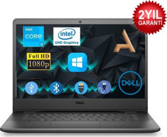 Dell Vostro 3400 N4001VN3400U0044 Dahili UHD Graphics Intel Core i3 1115G4 8 GB Ram 512 GB SSD 14 inç HD Windows 11 Pro Laptop