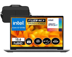 Lenovo IdeaPad 3 Dahili UHD Graphics Intel Core i3 1215U 20 GB Ram 256 GB SSD 15.6 inç Full HD Freedos Laptop + Çanta