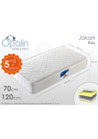 Babyhope Dikdörtgen Sünger Ortopedik 70x120 cm Beşik Yatağı