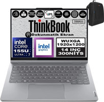 Lenovo ThinkBook 14 Gen4 21MX002VTRH13 Dahili Graphics Intel Core Ultra 7 155U 40 GB Ram 512 GB SSD 14 inç WUXGA Windows 11 Home Dokunmatik Laptop