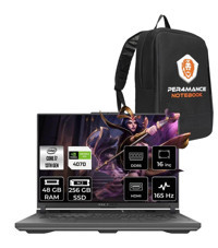 Asus ROG Strix G16 N3187 Harici GeForce RTX 4070 Intel Core i7 13650HX 48 GB Ram 256 GB SSD 16 inç WUXGA Freedos Gaming Laptop + PER4 Çanta