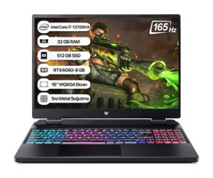 Acer Predator Helios Neo 16 NH.QLUEY.004-32 Harici GeForce RTX 4060 Intel Core i7 13700HX 32 GB Ram 512 GB SSD 16 inç WQXGA Freedos Gaming Laptop