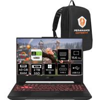 Asus TUF Gaming A15 LP031P364 Harici GeForce RTX 4060 AMD Ryzen 7 7435HS 40 GB Ram 2 TB SSD 15.6 inç Full HD Windows 11 Home Gaming Laptop + PER4 Çanta