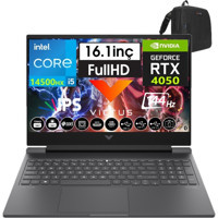 Hp Victus 16 R1062NT 99J264EA41 Harici GeForce RTX 4050 Intel Core i5 14500HX 24 GB Ram 512 GB SSD 16.1 inç Full HD Windows 11 Pro Gaming Laptop + Weblegelsin Çanta