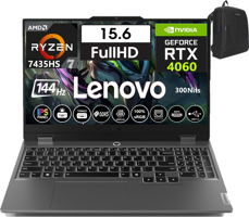 Lenovo LOQ 15ARP9 W83JC000UTR01 Harici GeForce RTX 4060 AMD Ryzen 7 7435HS 24 GB Ram 512 GB SSD 15.6 inç Full HD Freedos Gaming Laptop