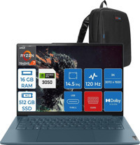 Lenovo Yoga Pro 7 14APH8 L82Y8002LTXWH01 Harici GeForce RTX 3050 AMD Ryzen 7 7840HS 16 GB Ram 512 GB SSD 14.5 inç QHD+ Windows 11 Home Gaming Laptop