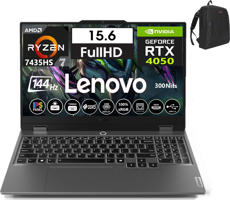 Lenovo LOQ 15ARP9 W83JC006ATR32 Harici GeForce RTX 4050 AMD Ryzen 7 7435HS 48 GB Ram 4 TB SSD 15.6 inç Full HD Windows 11 Home Gaming Laptop