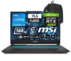MSI Cyborg 15 A13VF-896XTRW47 Harici GeForce RTX 4060 Intel Core i5 13420H 32 GB Ram 2 TB SSD 15.6 inç Full HD Windows 11 Pro Gaming Laptop + Weblegelsin Çanta