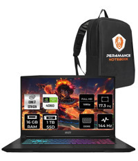 MSI Katana 17 B13VFK-1037XTR Harici GeForce RTX 4060 Intel Core i7 13620H 16 GB Ram 1 TB SSD 17.3 inç Full HD Freedos Gaming Laptop + PER4 Çanta